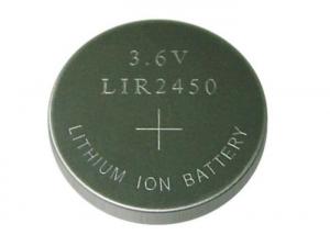 Wholesale Professional  Li Ion Button Cell LIR2450 120mAh For Smart Wearable Device from china suppliers