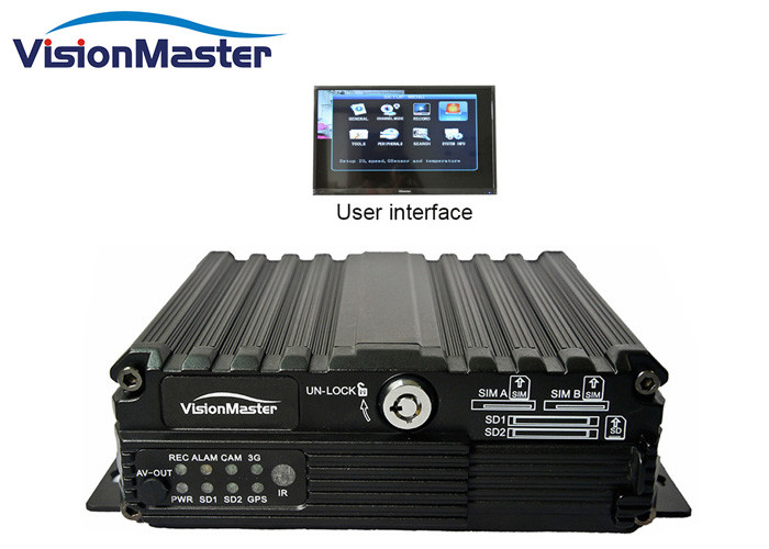 Quality Durable Automotive Dvr Recorder HD Car 720p 4CH 4G Embedded Linux CE Approval for sale