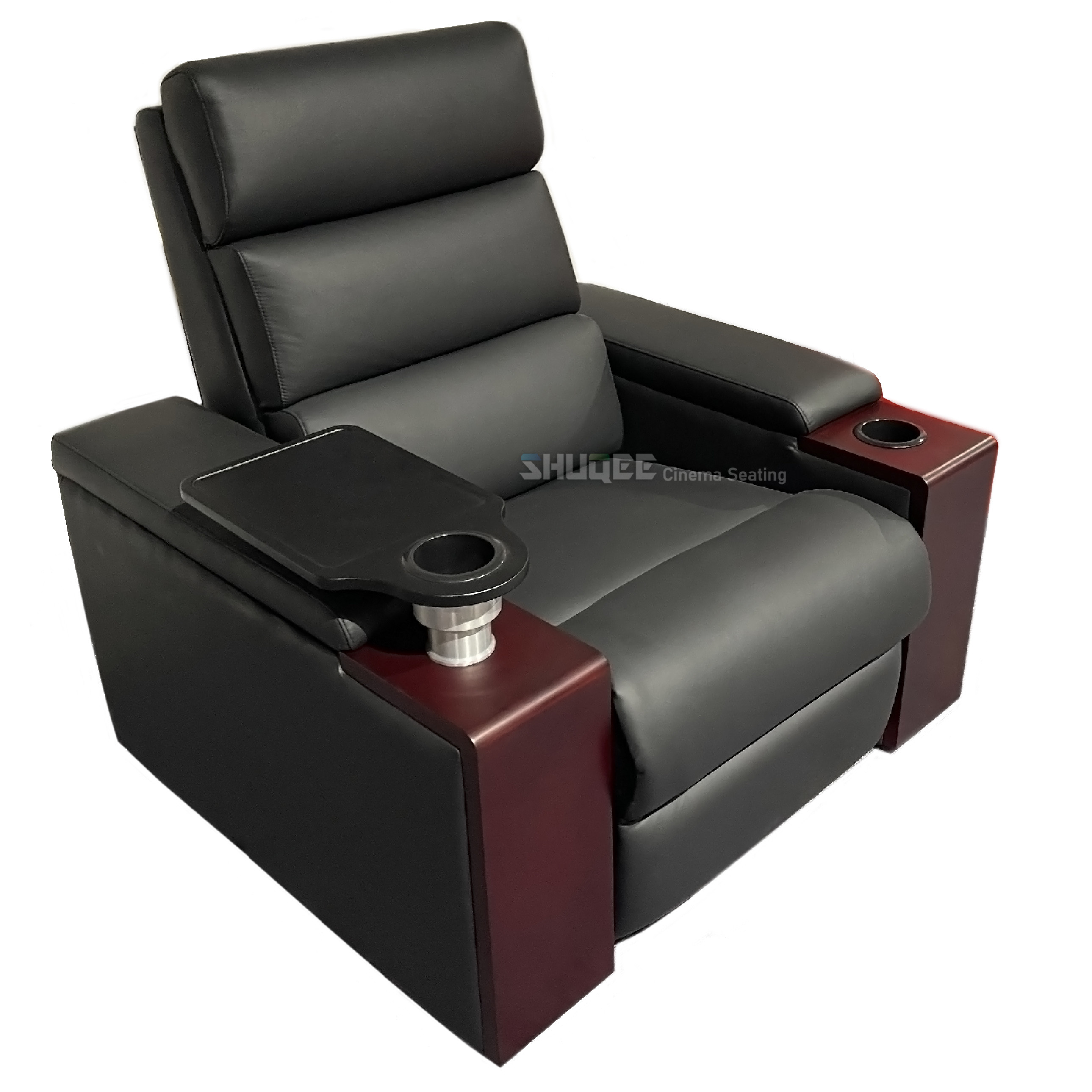 Wholesale Synthetic Leather Movie Theater VIP Sofa With Rotating Tray from china suppliers