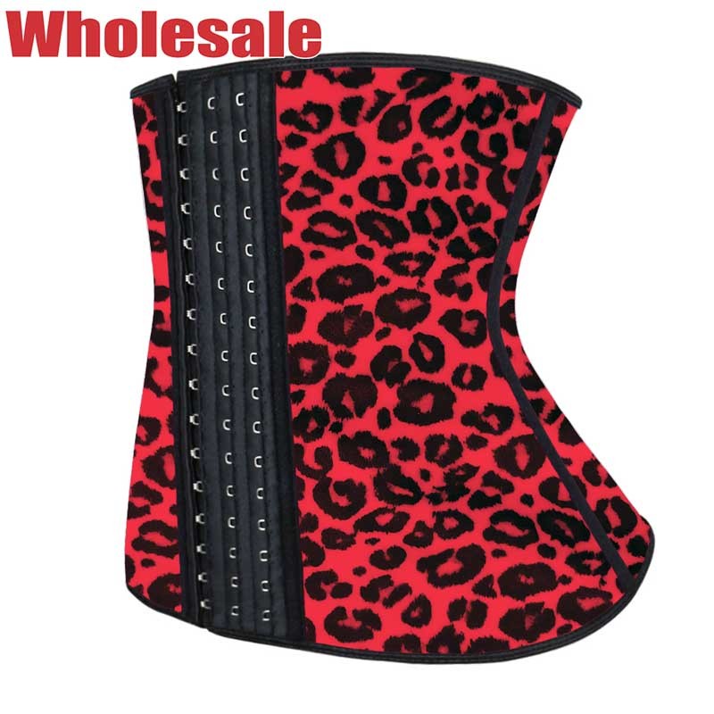 Wholesale Red Leopard Waist Cincher 6XL Plus Size Waist Shapewear Tummy Control from china suppliers