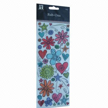 Wholesale Rub-on Tattoo Stickers, Safe and Nontoxic, Easy to Apply and Remove, OEM and ODM Orders are Welcome from china suppliers