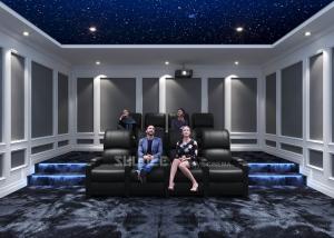 Wholesale Home Cinema System With Black Recliner Sofa / Projects / Speakers / Screen from china suppliers
