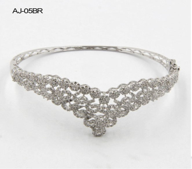 Wholesale 9.57g 925 Sterling Silver Bangles Inverted Triangle Crown Bulgari Bangle Bracelets from china suppliers