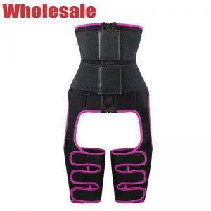 Wholesale 3XL 4XL Plus Size Waist Cincher 3 In 1 Waist And Thigh Trimmer Booty Sculptor from china suppliers