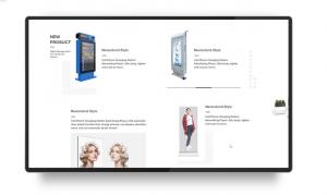 Wholesale Wall Mounted Android Advertising Player , 32 Inch Interactive Touch Screen Kiosk from china suppliers