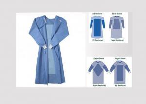 Wholesale Soft Disposable Surgical Gown With Adjustable Hook Loop Neckline Closure from china suppliers