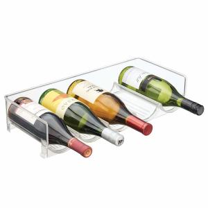 Wholesale BPA Free Plastic Stackable Wine Rack from china suppliers