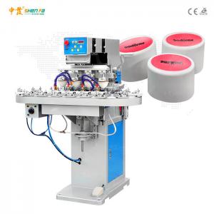 Wholesale 4 Color 6000pcs/Hr Semi Automatic Pad Printing Machine With Conveyor from china suppliers