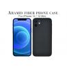 Buy cheap Scratch Resistant Aramid Fiber iPhone 12 Case Black Kevlar Phone Case from wholesalers