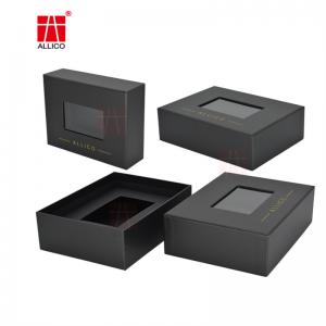 Wholesale C2S 128gsm-157gsm Cardboard Gift Boxes Clear Window Rectangle Shape from china suppliers