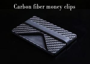 Wholesale Custom Size Thin Carbon Fiber Money Clip Card Holder from china suppliers