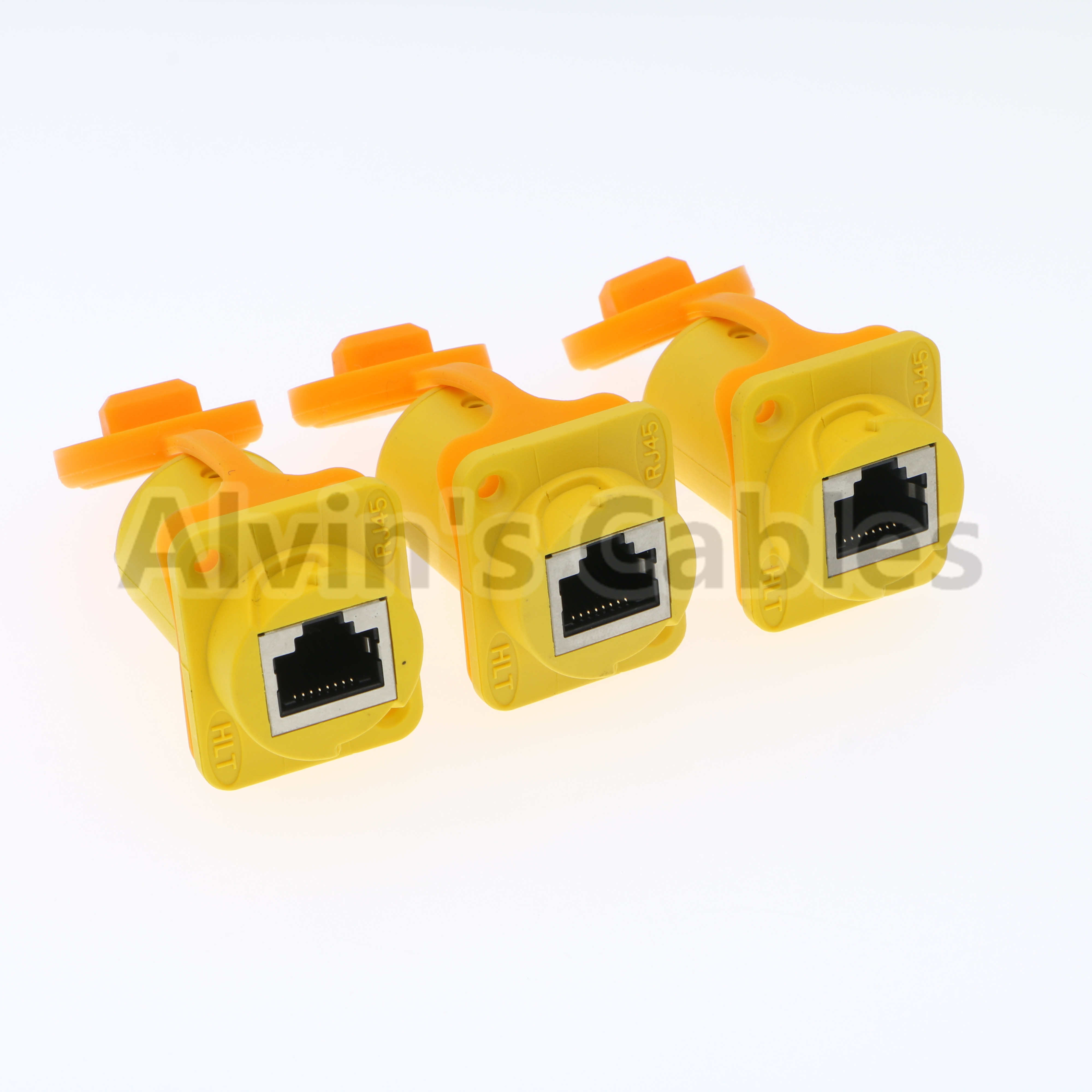 Wholesale IP65 Ethernet Waterproof RJ45 Connector Plug / Unplug Connecting Mode 1.5A from china suppliers