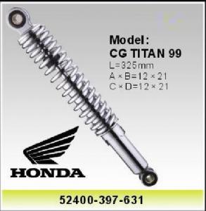 Wholesale Honda CG TITAN 99 Motors Shock , 52400-397-631 Motorcycle Spare parts  / Accessory from china suppliers