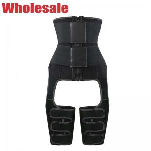 Wholesale Black Double Belt NANBIN Plus Size Waist Cincher Ultra Sweat Waist And Thigh Trimmer from china suppliers