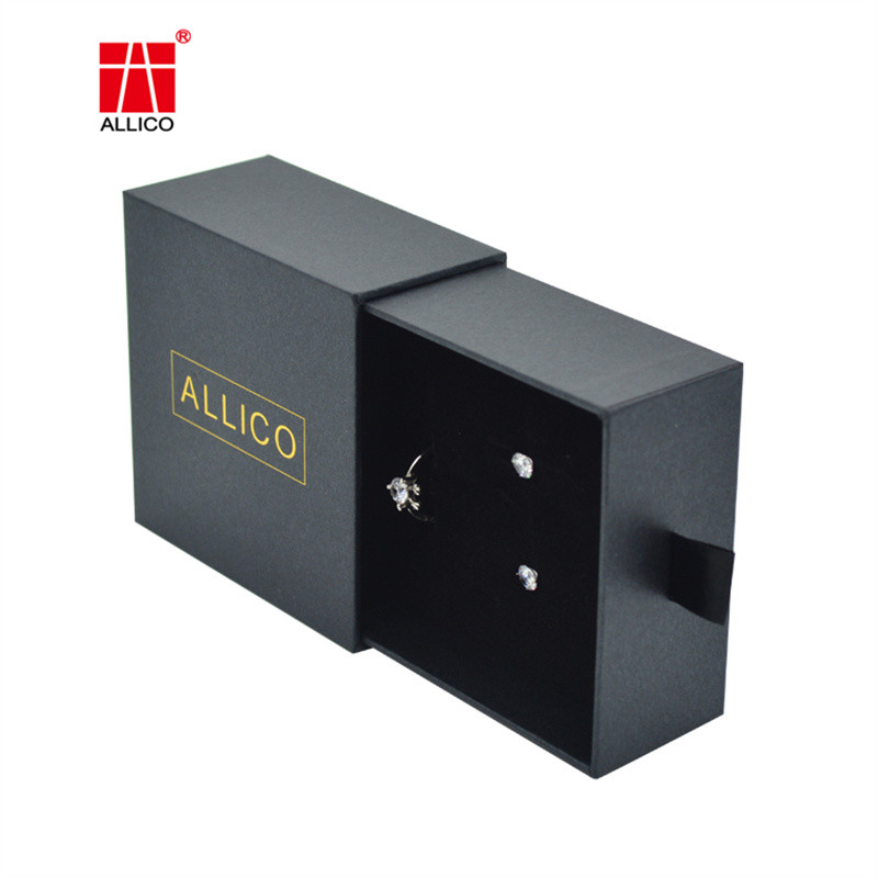 Buy cheap Cardboard Sliding Drawer Gift Boxes for Rings Pendants Earrings Necklaces from wholesalers