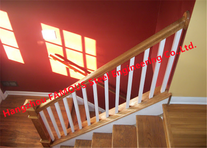Wholesale Modern 1000mm Stair Hand Railings , 3FT Wooden Handrails For Indoor Stairs from china suppliers