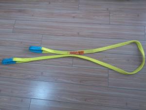 Wholesale 1 Inch Duplex Webbing Sling , Polyester Webbing Lifting Slings With Orange Label from china suppliers