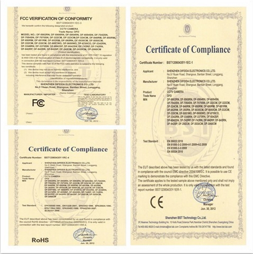 Shenzhen AJR Technology Co., Ltd.    Certifications