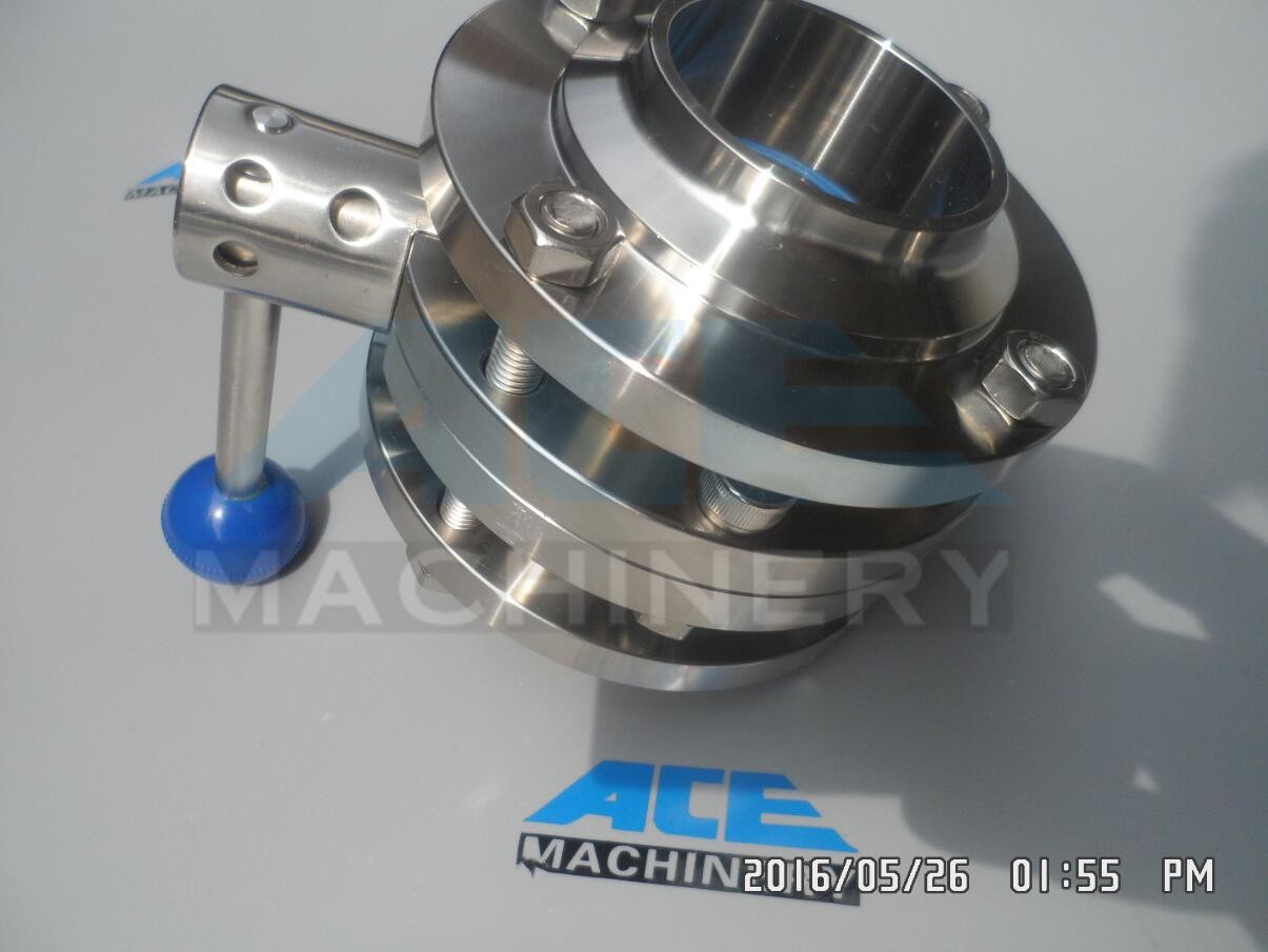 Wholesale Sanitary Stainless Steel Pulling Hanlde Butterfly Valve (ACE-DF-7T) from china suppliers