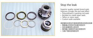 Wholesale HD550-1-7 seal kit, earthmoving attachment, excavator hydraulic cylinder seal-KATO from china suppliers