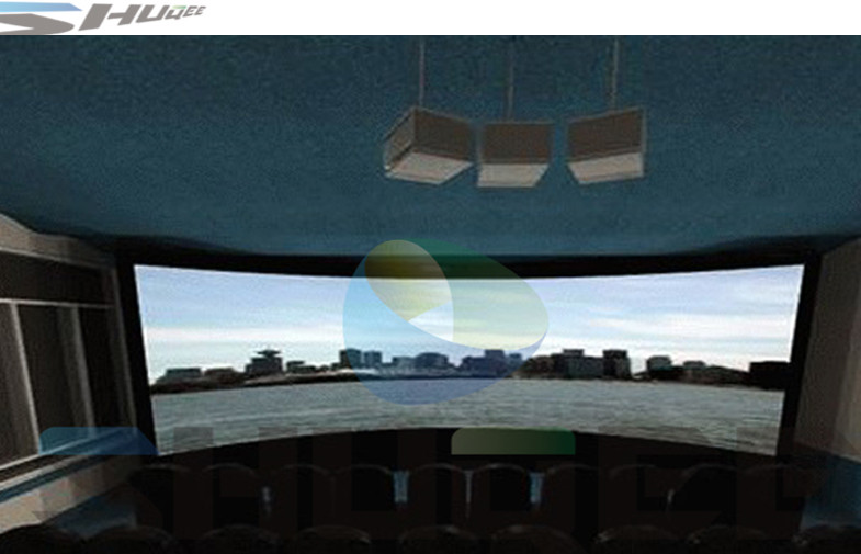 Wholesale Special Effect 4D Cinema System With Motion Chair , Flat / Arc/ Circular / Globular Screen from china suppliers