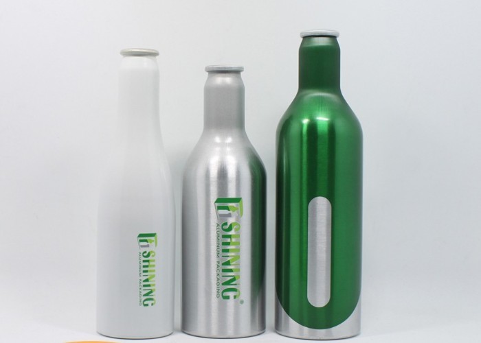 Wholesale Recycling Durable Aluminum Beer Bottles Aluminum Beverage Bottles UV Proof from china suppliers