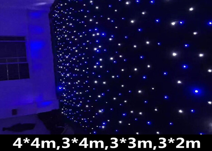 Wholesale AC90-240V LED Stage Backdrop Curtain Lights , Led Star Curtain Backdrop 120W from china suppliers