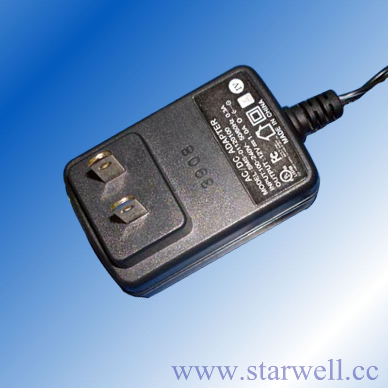 Wholesale AC / DC Power Adapter 12 Volt 1.0 Amp UL CE FCC GS SAA C-TICK from china suppliers