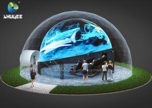 Wholesale 360 Mmersive Projection Dome Movie Theater With 16 Chairs Built On Playground from china suppliers