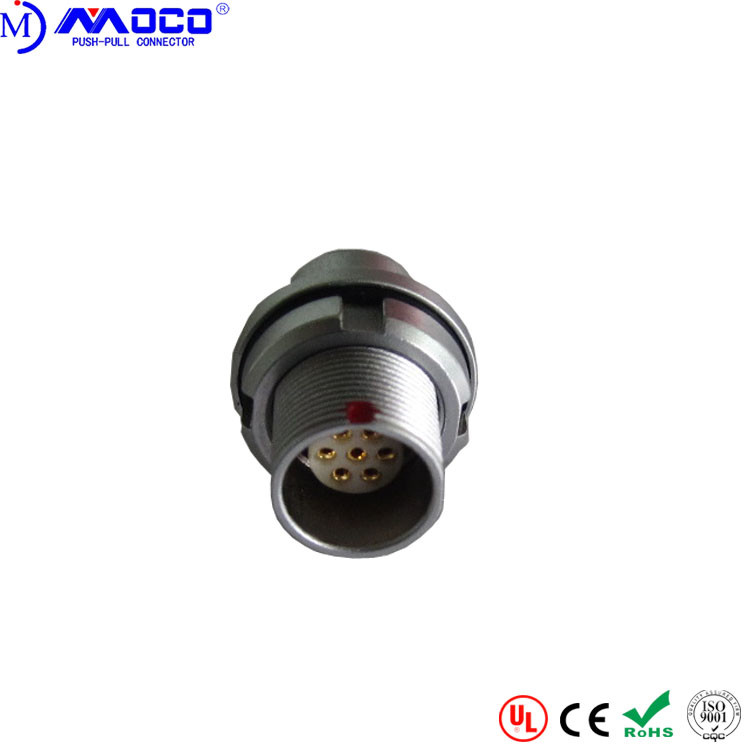 Wholesale Vacuum Tight  0B 7 Pin Circular Connector , Back Panel Mount Circular Connector from china suppliers