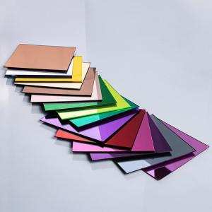 Wholesale Perspex Adhesive Acrylic Mirror Sheets Flexible Plastic Mirror Sheet Cut To Size from china suppliers