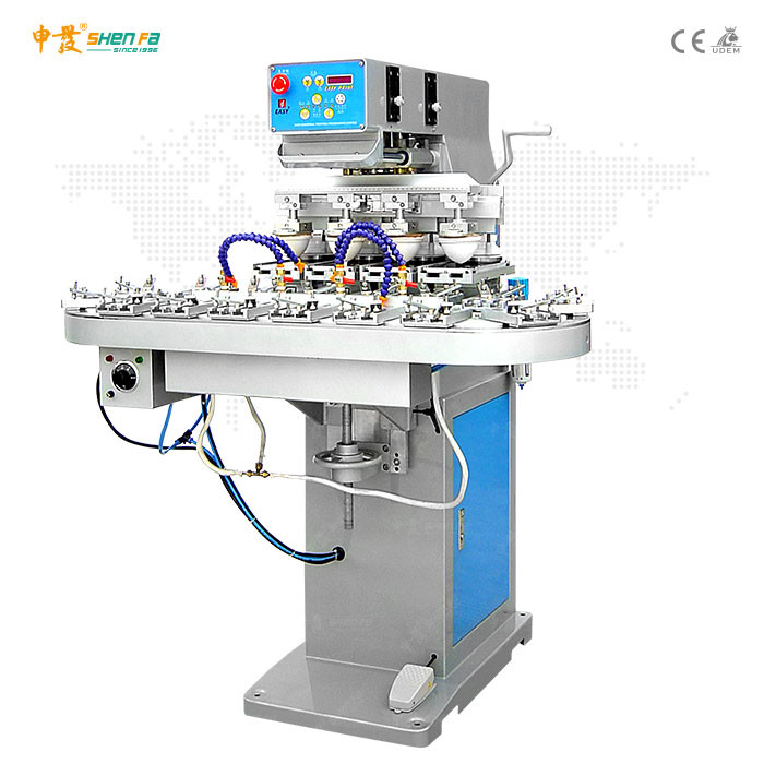 Wholesale Four Color Semi Automatic Pad Printing Machine For Medical Small Bottle from china suppliers