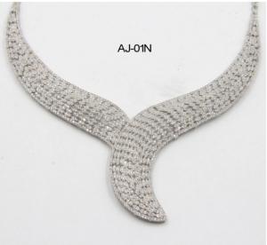 Wholesale Y 925 Sterling Silver Name Necklaces Choker 21K Gold Custom from china suppliers