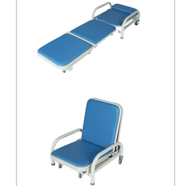 Wholesale Deluxe Pvc Foldingattendant Chair , Blue Color  Aluminum Fold Up Chairs from china suppliers