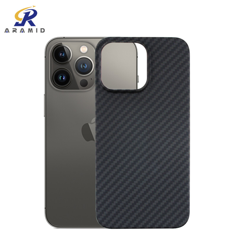 Wholesale Accurate Design Crater Protection Aramid Fiber Kevlar Phone Case For iPhone 13 Pro from china suppliers