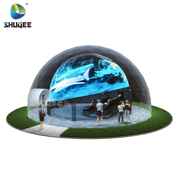 Wholesale Curved Screen 360 Dome Movie Theater With 4DM Electric Motion Seats For Museum / Theme Park from china suppliers