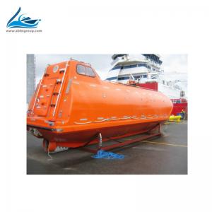 Wholesale RS 5M 25 persons F.R.P. totally enclosed life boat 5.9M free fall lifeboat rescue boat with davit for good prices from china suppliers