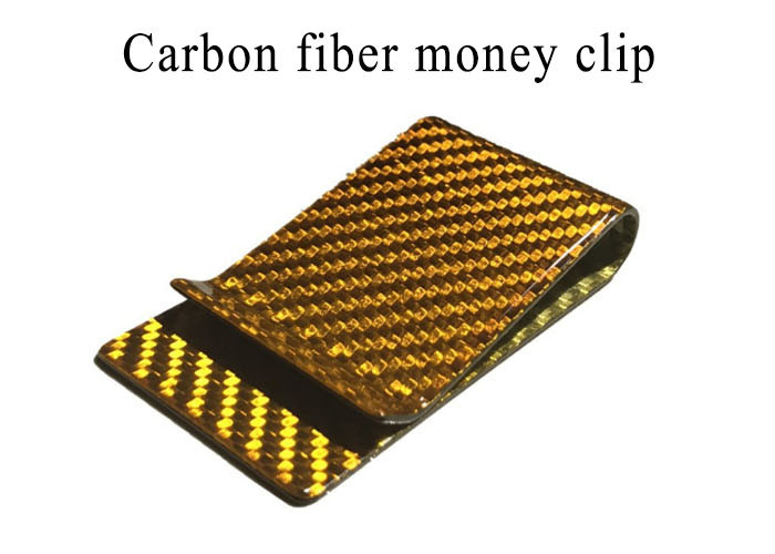 Wholesale High Strength Glossy Real Carbon Fiber Money Clip from china suppliers
