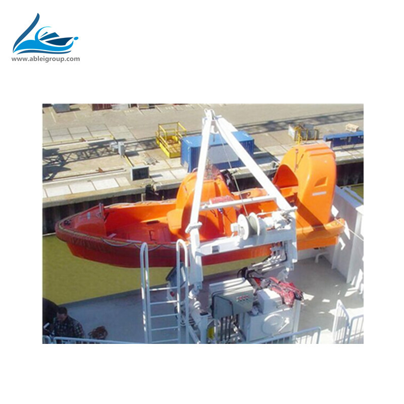 Wholesale 4.5M Fast Rescue Boats 6 Persons and Free Fall Lifeboat 15 Persons with Life Boat Davits SOALS Certificate For Sale from china suppliers