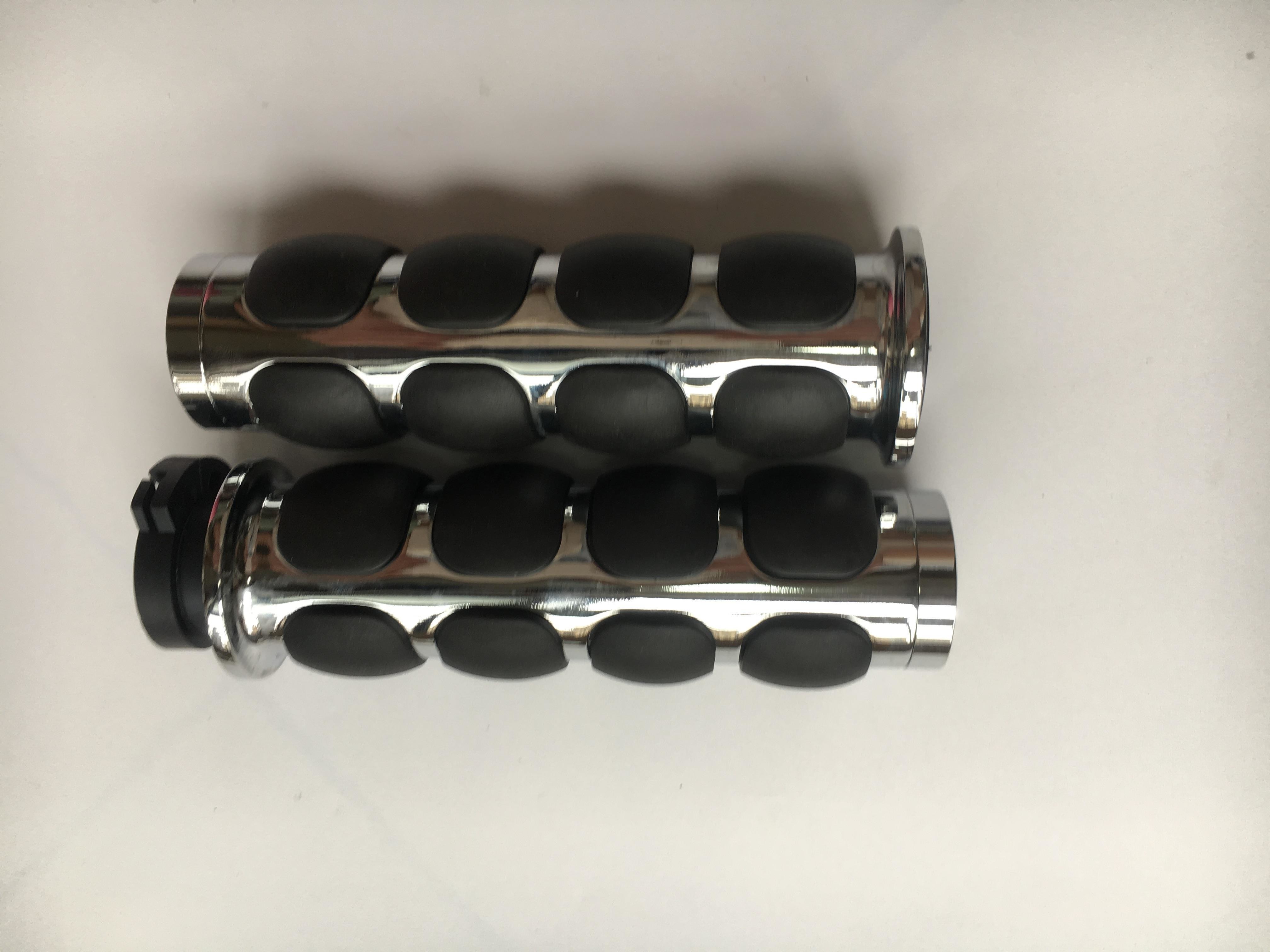 Wholesale 1''  Cnc Universal Harley Davidson Motorcycle Handle Grip Chrome from china suppliers