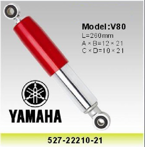 Wholesale Yamaha V80 Motorcycle Shock Absorber 527-22210-21  , Motor Rear Shocks , Red Color from china suppliers