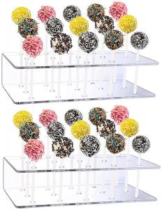 Wholesale Wedding Birthday Acrylic Lollipop Stands 1.2cm3 For Donut Candy Ice Cream from china suppliers