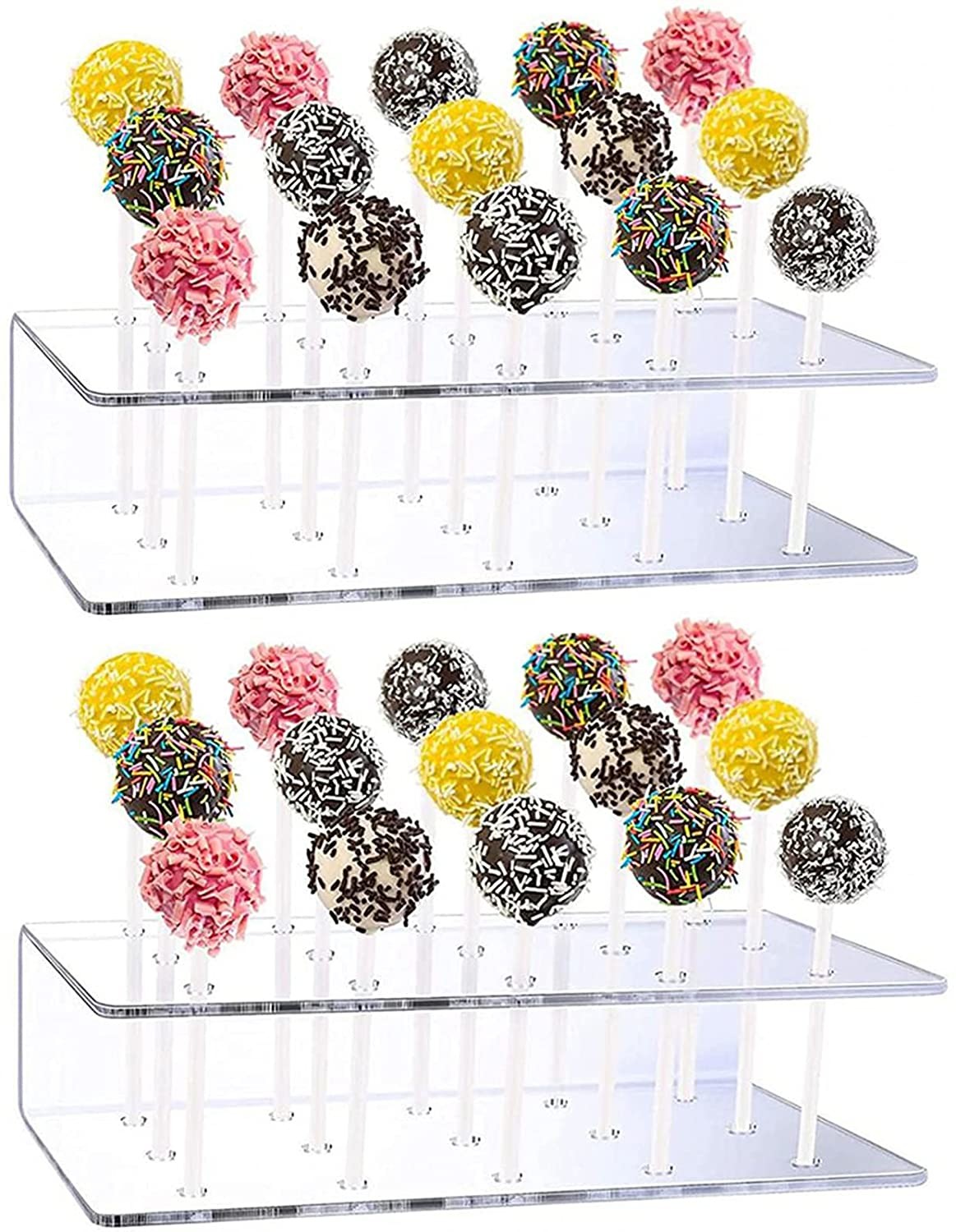 Buy cheap Wedding Birthday Acrylic Lollipop Stands 1.2cm3 For Donut Candy Ice Cream from wholesalers
