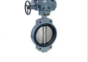 Wholesale Ductile Iron 300LB Wafer Butterfly Valve Epdm With Gearbox from china suppliers