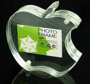 Wholesale Apple Shape Clear Acrylic Crafts With Reasonable Price from china suppliers