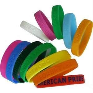 Wholesale Fashional 210 * 12 * 2MM colorful silk screen printed sports silicone bracelets from china suppliers
