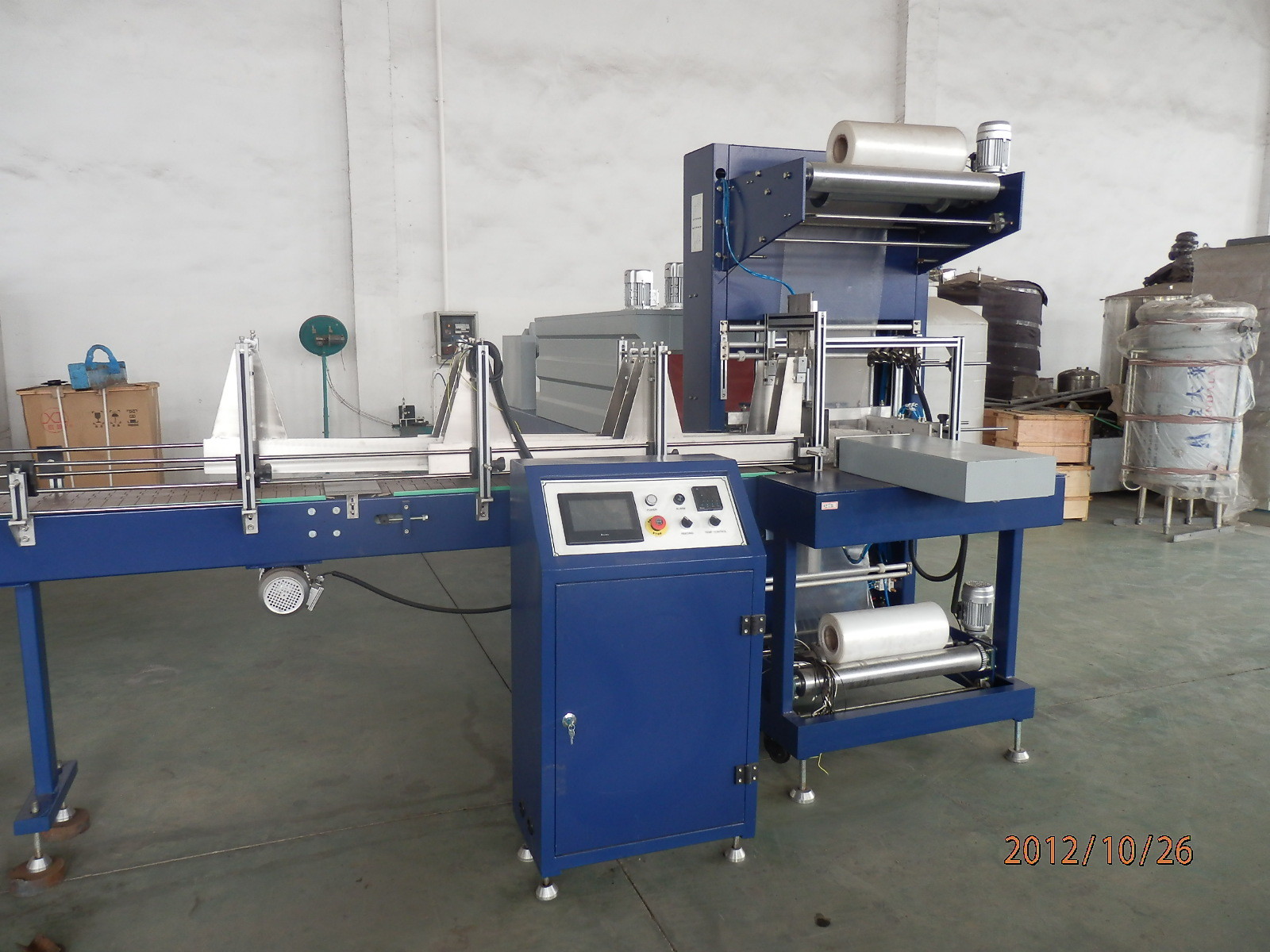 Wholesale Width 600mm Plastic Wrapping Machine 0.6Mpa Thermal Shrink Packaging Machine from china suppliers