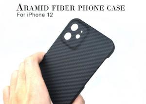 Wholesale Matte Finish Shockproof Aramid iPhone 12 Case Carbon Fiber Phone Case Kevlar Mobile Case from china suppliers