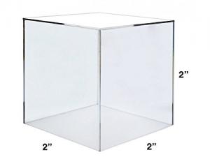 Wholesale Sculpture Storage Clear Acrylic Cube Display Box from china suppliers
