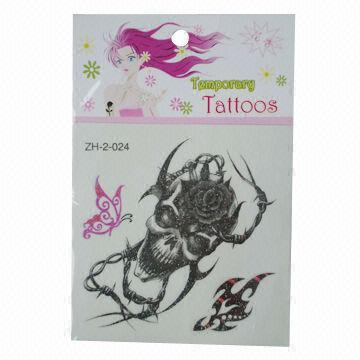 Wholesale Temporary/Removable Skin Tattoo Stickers, Eco-friendly, Can Last for Several Days from china suppliers